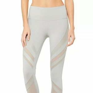 Alo high waisted EPIC legging gray cut outs XS